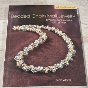 Vintage 1974 Craft Book 1st Edition Lark Beaded Chain Mail Jewelry